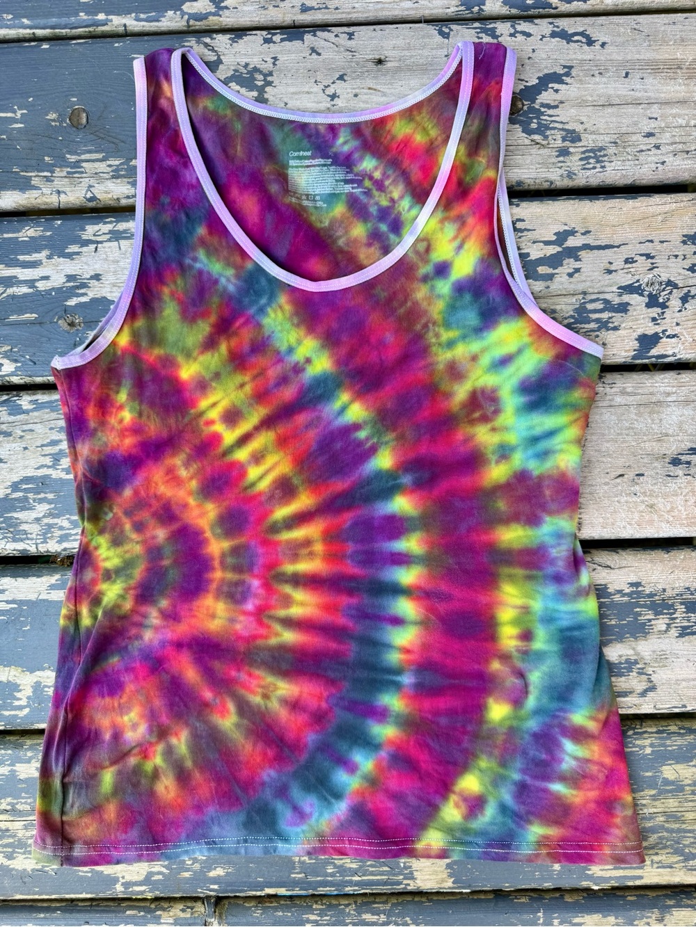 Tie-Dye Rainbow Tank Top